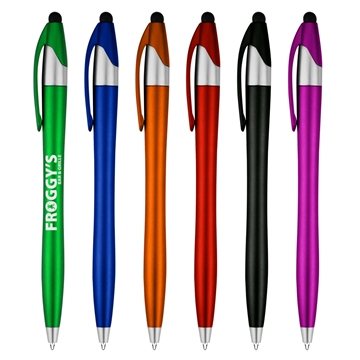 Image of 250 Promotional Dart Malibu Stylus Pen - Twist Action