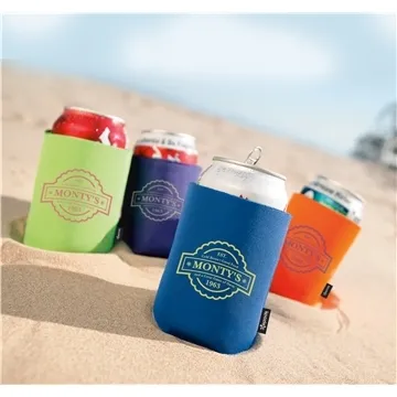 Image of 250 Custom Koozie Collapsible Can Cooler - Foldable & Portable