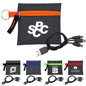 Image of 50 Promotional G Line Cable Pouch - Universal USB & Multiple ...