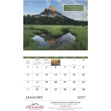 Good Value™ Inspirations for Life - Stapled Calendar - Stapled - FSC Certified & UV Coated