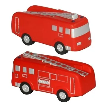 Image of 100 Promotional Fire Truck - Stress Reliever - Polyurethane