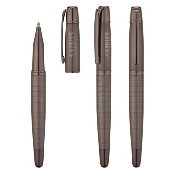 Granite Rollerball Pen - Heavy Weight & Brass