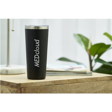 Thor Copper Vacuum Stainless Steel Insulated 22oz Tumbler - 24hr Cold & Tritan Straw