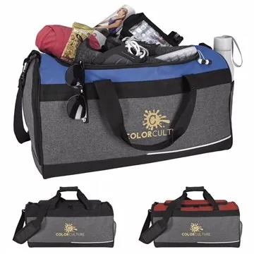 Image of 25 Promotional Two-Tone Playoff Duffel - U-Shape Opening