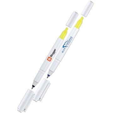 uni-ball® Combi White Highlighter Pen - 2-in-1 & Dual Function