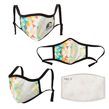 Border I Adjustable 3-Layer Mask-S/M - USA Made & PM2.5 Filter