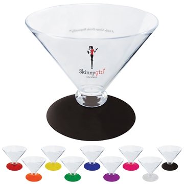7 oz Stemless Stem Martini - BPA Free & Dishwasher Safe