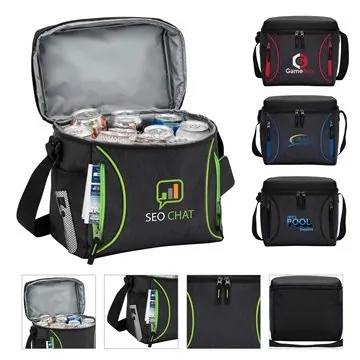 Image of 25 Promotional Seville 16-Can Soft Cooler Bag - Insulated & Water ...