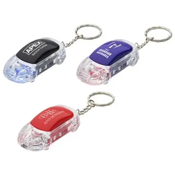 Image of 200 Custom Flashing Car Key Chain - LED Lights