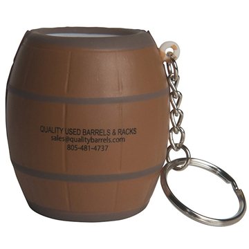 Image of 150 Customized Barrel Keyring Stress Reliever