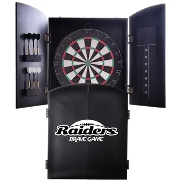 Dart Board - Solid Wood & Complete Set