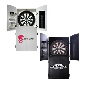 Image of 1 Custom Dart Board - Solid Wood & Complete Set