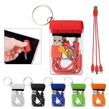 4-In-1 Charging Cable & Screen Cleaner Set - Multi Device Compatible