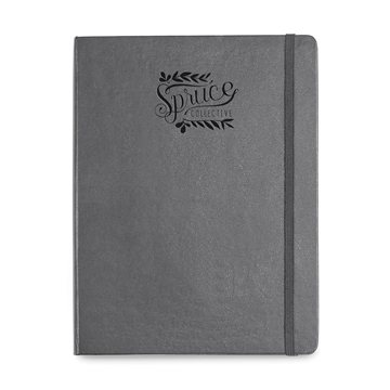 Moleskine® Hard Cover Ruled X-Large Notebook - Slate Grey - FSC Certified & Acid Free
