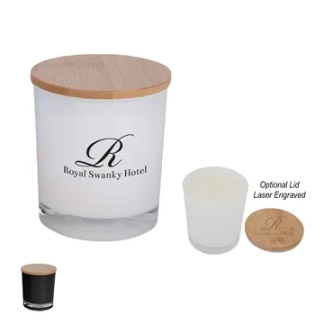Image of 36 Customized Bamboo Soy Candle - Non-Toxic & Long Burning