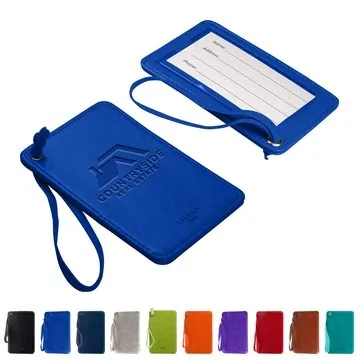 Image of 100 Custom Leeman Venezia Luggage Tag - PU Material