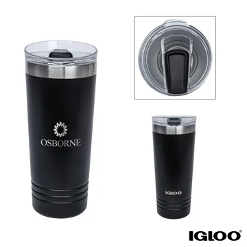 Image of 12 Custom Igloo 20 oz Vacuum Insulated Tumbler - 24Hr Cold & BPA ...