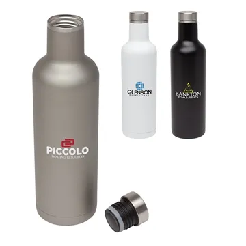 Image of 10 Promotional Bliss Wine Bottle & 2 Tumbler Gift Set - Vacuum ...
