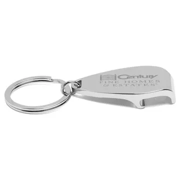 Image of 125 Custom "ELITE" Laser Engraved Metal Bottle Opener Keyholder - ...