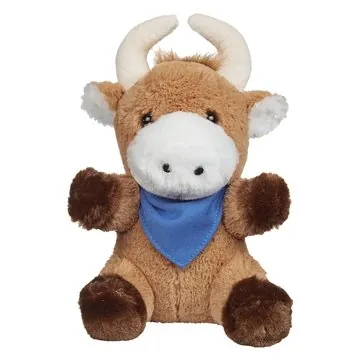 50 Promotional 6" Brave Bull - Plush