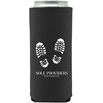 Image of 250 Promotional 12 oz Slim Neoprene Can Cooler - Insulated & ...