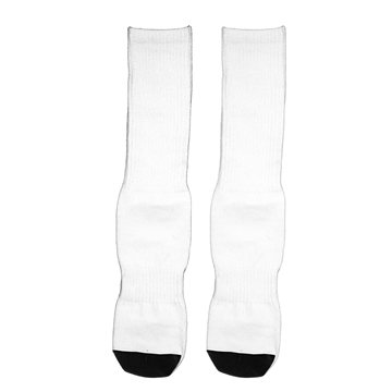 WYE Dye Sublimated Crew (Athletic) Socks - Ribbed Weave & Reinforced