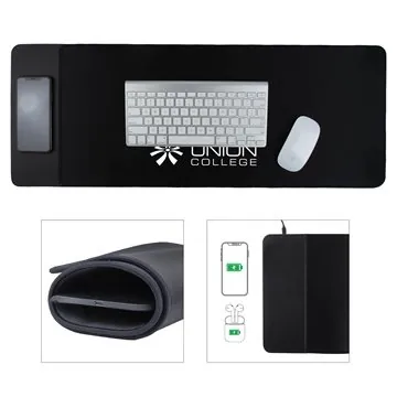 Image of 12 Customized Jacob Wireless Charging Mouse Pad - 10W Fast ...