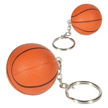 Image of 150 Promotional Basketball Key Chain - Stress Reliever - ...