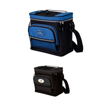 Scenic Hills 12-Can Cooler - PEVA Lined & Mesh Pockets