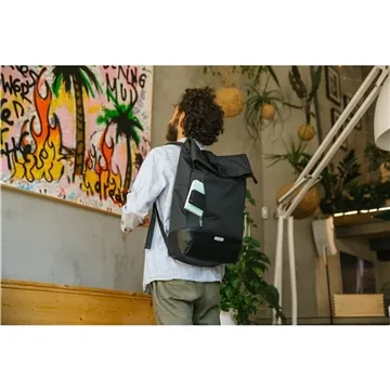 Image of 3 Customized Moleskine Metro Rolltop Backpack - 30L & Laptop ...