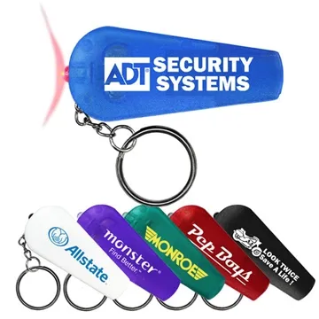 Image of 150 Custom Whistle Light Key Chain - Dual Function