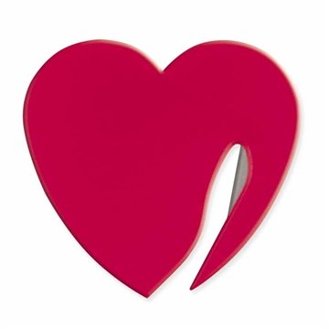 Image of 300 Custom Heart Letter Opener - Stainless Steel