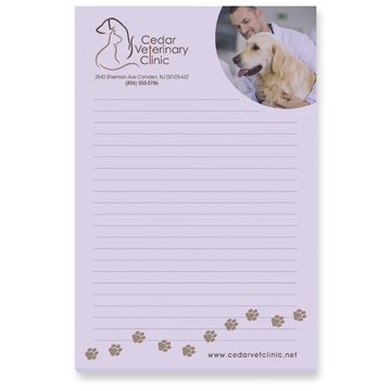 Image of 250 Promotional Souvenir Sticky Note 4" x 6" Pad, 50 sheet