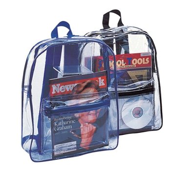 Clear Backpack - Padded Straps