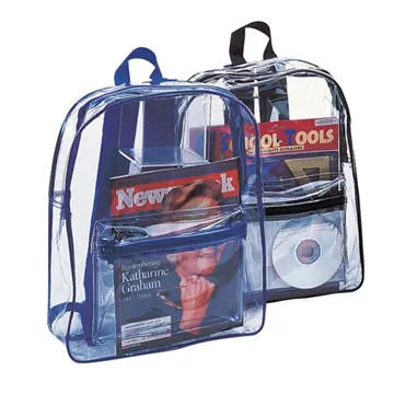 Image of 100 Promotional Clear Backpack - Padded Straps