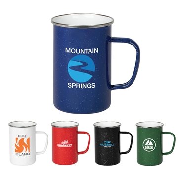 Harper 22 oz Enamel Camping Mug - Food Safe