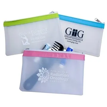 Image of 100 Customized The Pearl Tote Cosmetic Bag - Water Resistant