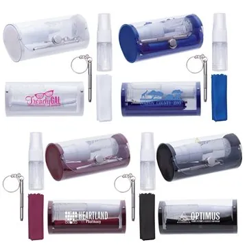 Image of 100 Customized Eyeglass Cleaning Kit - Travel Size