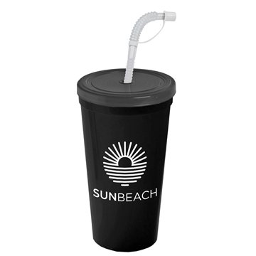 24 oz Sports Sipper Cup with Flex Straw - BPA Free