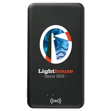 Image of 25 Promotional Axial 4000 mAh Wireless Power Bank - Qi Compatible