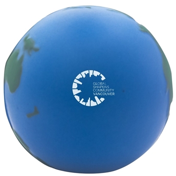 Color Changing Earth Stress Balls - Heat Reactive & Globe Design