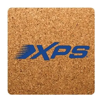 Image of 150 Promotional Square Cork Coasters - Absorbent
