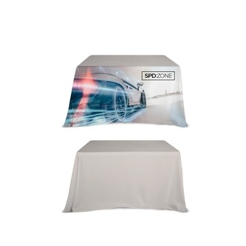 DisplaySplash 4' Table Throw - Wrinkle Resistant & Fire Retardant