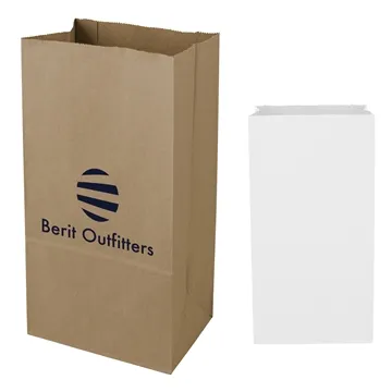 12# SOS Kraft Paper Bag – 7.06 x 13.75 - Reusable & Made In USA