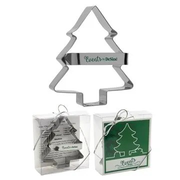 Image of 100 Customized Metal Tree Cookie Cutter - Recipe Card