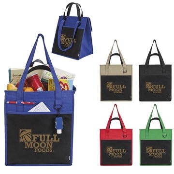 Koozie® Insulated Supermarket Tote - Thermal Lined & Organized Storage