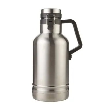 Image of 24 Custom 64 oz "The Beast" Double Wall Stainless Steel Growler - ...