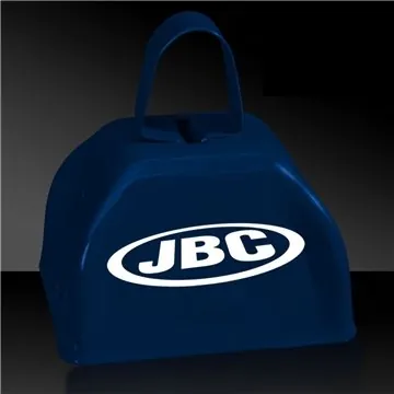 Image of 144 Custom 3" Navy Blue Metal Cowbells