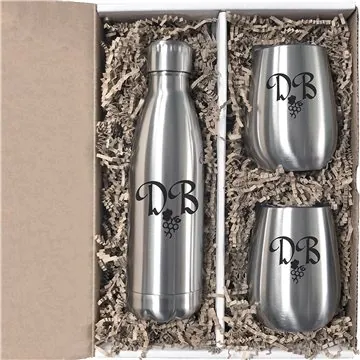Image of 12 Promotional Stainless Gift Set - Insulated & BPA Free
