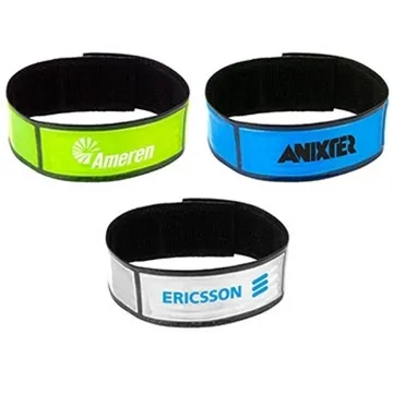 Image of 250 Custom Reflective Wrist Band - Adjustable